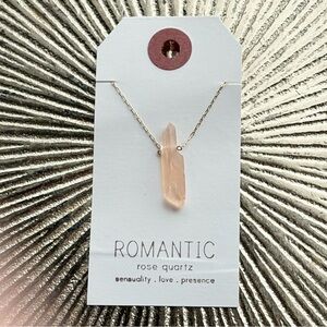 NWT Britta Ambauen Romantic Rose Quartz Necklace